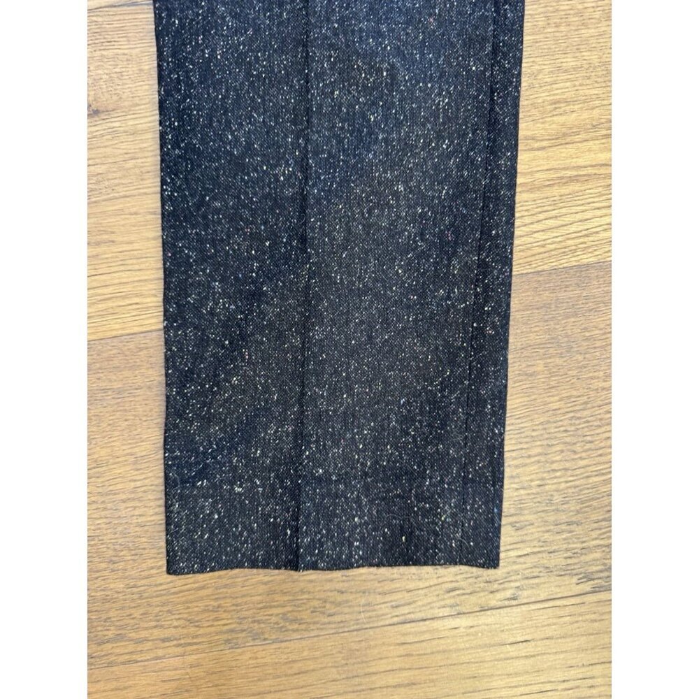 Joseph Wool Slacks Gray And Black Tweed Pleated Front Size 2 New With Tags - Picture 14 of 16